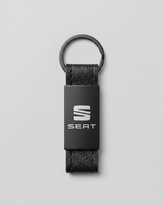 Seat Deri Metal Anahtarlık Şık Sade Oto Anahtarlık