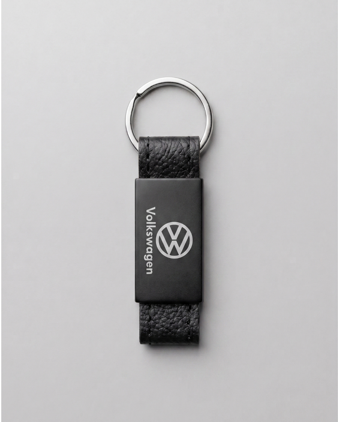 Volkswagen Deri Metal Anahtarlık Şık Sade Oto Anahtarlık