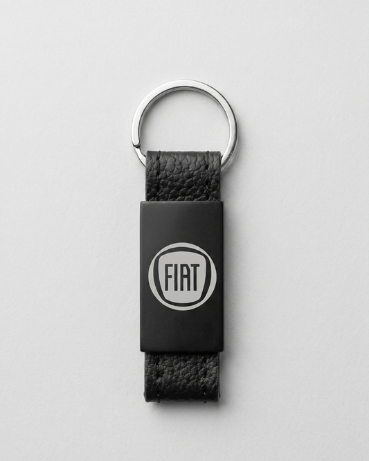Fiat Deri Metal Anahtarlık Şık Sade Oto Anahtarlık