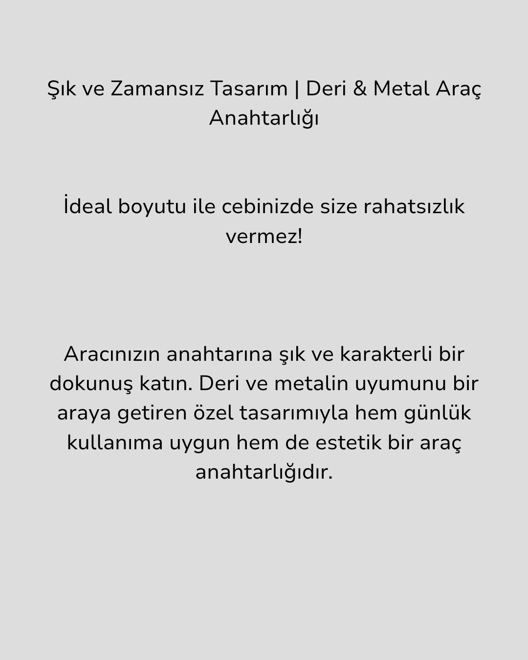 Toyota Deri Metal Anahtarlık Şık Sade Oto Anahtarlık